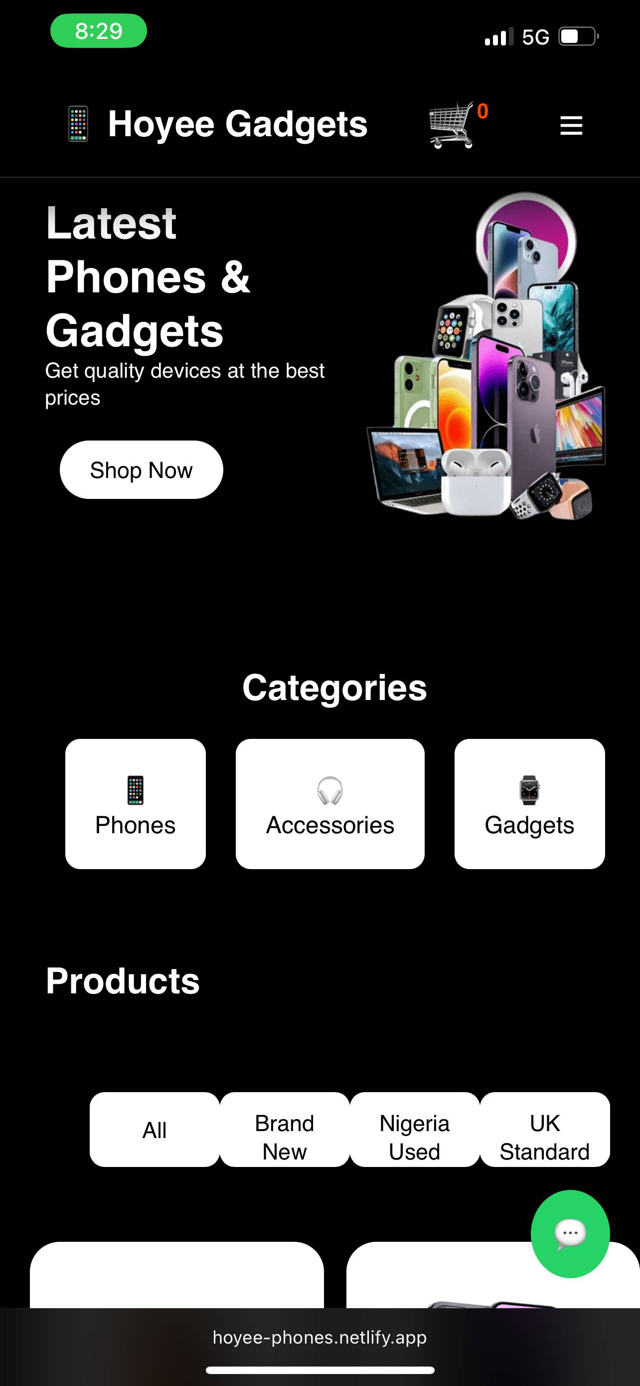 Hoyee Phones Mobile View